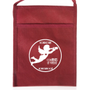 Porte-verres non tissé bordeaux