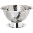 Vasque inox martelée