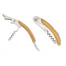Sommelier inox & bambou
