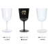 Verre vin réutilisable 23cl