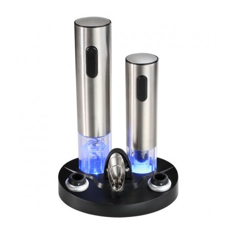 Coffret tire-bouchon & pompe à vide électriques