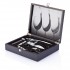 Coffret bois 9 pièces avec tire-bouchon
