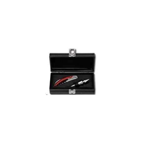 Coffret 2 accessoires finition sellier