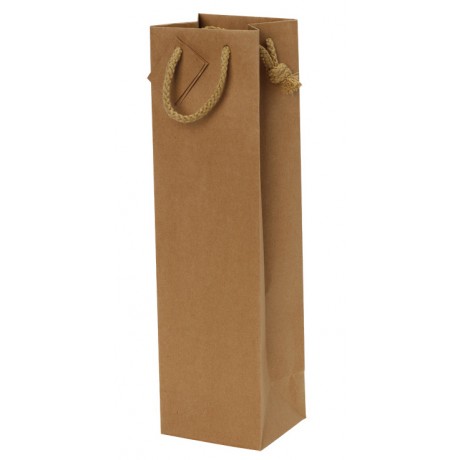 Sac kraft 1 bouteille