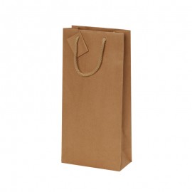 Sac kraft 2 bouteilles