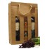 sac kraft 3 bouteilles avec fenêtre